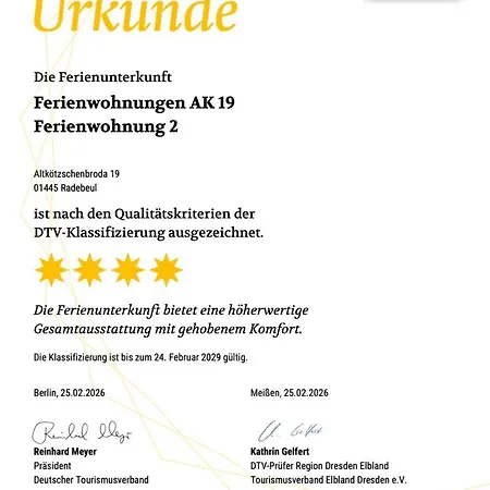 Apartment Jowatzky Altkötzschenbroda *